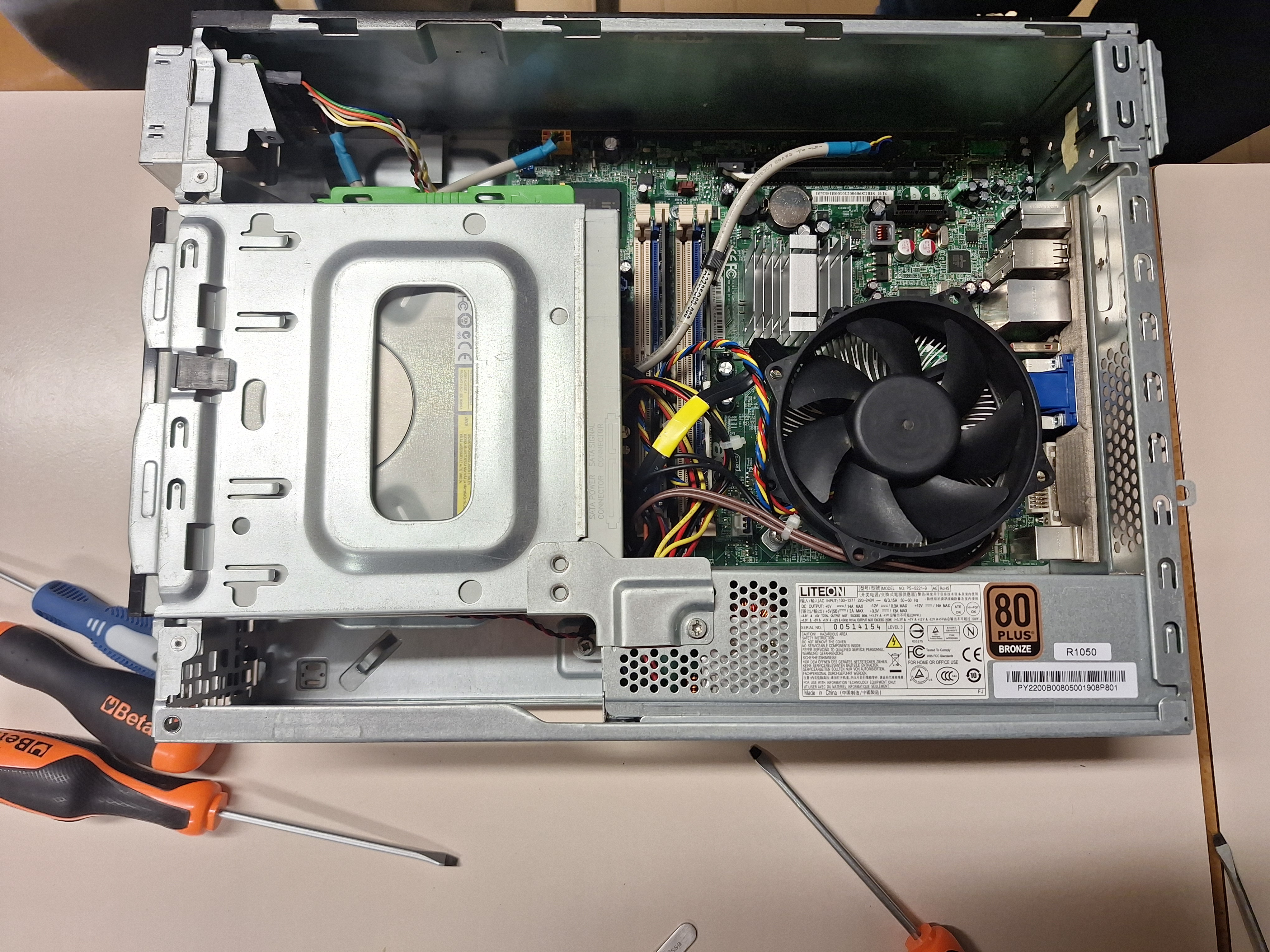 PC aperto